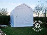 Storage shelter multiGarage 4x14x4.5x5.5 m, White Storage shelter multiGarage 4x14x4.5x5.5 m, White