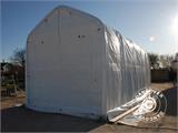 Carpa de almacén multiGarage 4x14x4,5x5,5m, Blanco