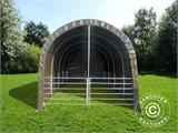 Husdyrtelt 3x6x2,8m, PVC, Grønt