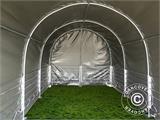 Carpa para ganado 3x6x2,8m, PVC, Verde