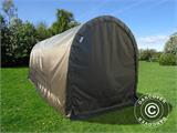 Carpa para ganado 3x6x2,8m, PVC, Verde