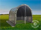 Weidezelt 3x3x2,8m, PVC, Grün