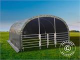 Weidezelt 4x6x2,4m, PVC, Grün