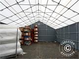 Tenda Galpão Titanium 7x14x2,5x4,2m, Branco/Cinza