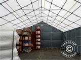 Tenda Galpão Titanium 7x14x2,5x4,2m, Branco/Cinza