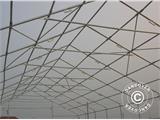 Carpa de almacén grande Titanium 7x14x2,5x4,2m, Blanco/Gris