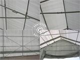 Tenda Galpão Titanium 7x14x2,5x4,2m, Branco/Cinza