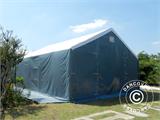 Storage shelter Titanium 8x9x3x5 m, White/Grey