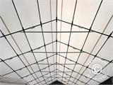 Capannone tenda Titanium 8x9x3x5m, Bianco/Grigio