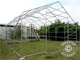 Capannone tenda Titanium 8x9x3x5m, Bianco/Grigio