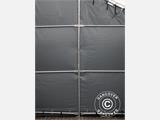 Capannone tenda Titanium 8x9x3x5m, Bianco/Grigio