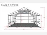 Storage shelter Titanium 8x9x3x5 m, White/Grey Storage shelter Titanium 8x9x3x5 m, White/Grey