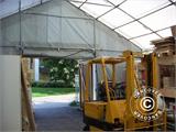 Capannone tenda Titanium 8x9x3x5m, Bianco/Grigio