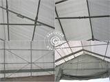 Capannone tenda Titanium 8x9x3x5m, Bianco/Grigio