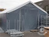 Tente de stockage Titanium 8x16,2x3x5m, Blanc/Gris Tente de stockage Titanium 8x16,2x3x5m, Blanc/Gris
