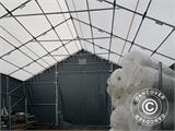 Tente de stockage Titanium 8x16,2x3x5m, Blanc/Gris Tente de stockage Titanium 8x16,2x3x5m, Blanc/Gris