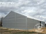 Magazzino Industriale Alu 12x12x5,42m con portone scorrevole, PVC/Metallo, Bianco Magazzino Industriale Alu 12x12x5,42m con portone scorrevole, PVC/Metallo, Bianco