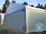 Magazzino Industriale Alu 12x12x5,42m con portone scorrevole, PVC/Metallo, Bianco Magazzino Industriale Alu 12x12x5,42m con portone scorrevole, PVC/Metallo, Bianco