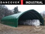Ladu tent/kaarhall 10x15x5,54m koos liugväravaga, PVC, Roheline