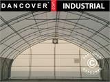 Skladišni šator/skladišni šator arched 15x15x7,42m s kliznim vratima, PVC, Bijela/Siva