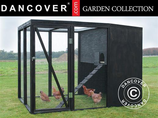 Chicken Coop/Hen house, 2.4x1.6x1.8 m, 3.8 m², Natural