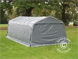 Carpa garaje PRO 3,6x8,4x2,68m PVC, Gris