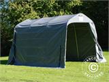 Carpa de almacenamiento PRO 2,4x3,6x2,34m PVC, Gris 