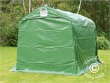 Carpa de almacenamiento PRO 2,4x3,6x2,34m PVC, Verde