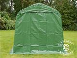 Tenda magazzino PRO 2,4x3,6x2,34m PVC, Verde