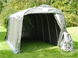 Carpa de almacenamiento PRO 2,4x6x2,34m PE, Gris Carpa de almacenamiento PRO 2,4x6x2,34m PE, Gris