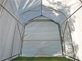 Noliktavas telts PRO 2,4x6x2,34m PE, Pelēks 