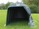 Opslagtent PRO 2,4x6x2,34m PVC, Grijs