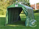 Tenda magazzino PRO 2,4x6x2,34m PVC, Verde