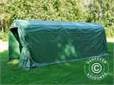 Carpa de almacenamiento PRO 2,4x6x2,34m PVC, Verde