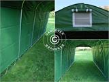 Lagerzelt PRO 2,4x6x2,34m PVC, Grün Lagerzelt PRO 2,4x6x2,34m PVC, Grün