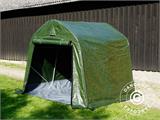 Storage tent PRO 2x2x2 m PE, with ground cover, Green/Grey