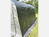 Tente de stockage PRO 2x3x2m PE, avec couverture de sol, Gris Tente de stockage PRO 2x3x2m PE, avec couverture de sol, Gris