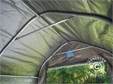 Tente de stockage PRO 2x3x2m PE, avec couverture de sol, Gris Tente de stockage PRO 2x3x2m PE, avec couverture de sol, Gris