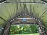 Skladišni šator PRO 2x3x2m PE, s pokrovom, Siva