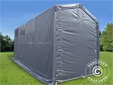 Capannone tenda PRO XL 3,5x8x3,3x3,94m, PVC, Grigio