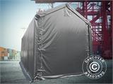 Opslagtent PRO XL 3,5x8x3,3x3,94m, PVC, Grijs