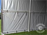 Tenda de armazenagem PRO XL 3,5x8x3,3x3,94m, PVC, Cinza