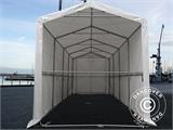Storage shelter PRO XL 3.5x8x3.3x3.94 m, PVC, White Storage shelter PRO XL 3.5x8x3.3x3.94 m, PVC, White