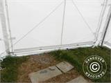 Capannone tenda PRO XL 3,5x8x3,3x3,94m, PVC, Bianco