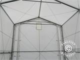 Capannone tenda PRO XL 3,5x8x3,3x3,94m, PVC, Bianco