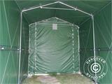 Tenda de armazenagem PRO XL 3,5x8x3,3x3,94m, PVC, Verde