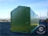 Noliktavas telts PRO XL 3,5x10x3,3x3,94m, PVC, Zaļš