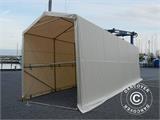 Capannone tenda PRO XL 3,5x10x3,3x3,94m, PVC, Bianco