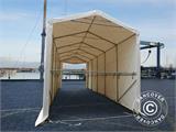 Capannone tenda PRO XL 3,5x10x3,3x3,94m, PVC, Bianco