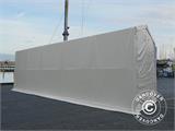 Capannone tenda PRO XL 3,5x10x3,3x3,94m, PVC, Bianco